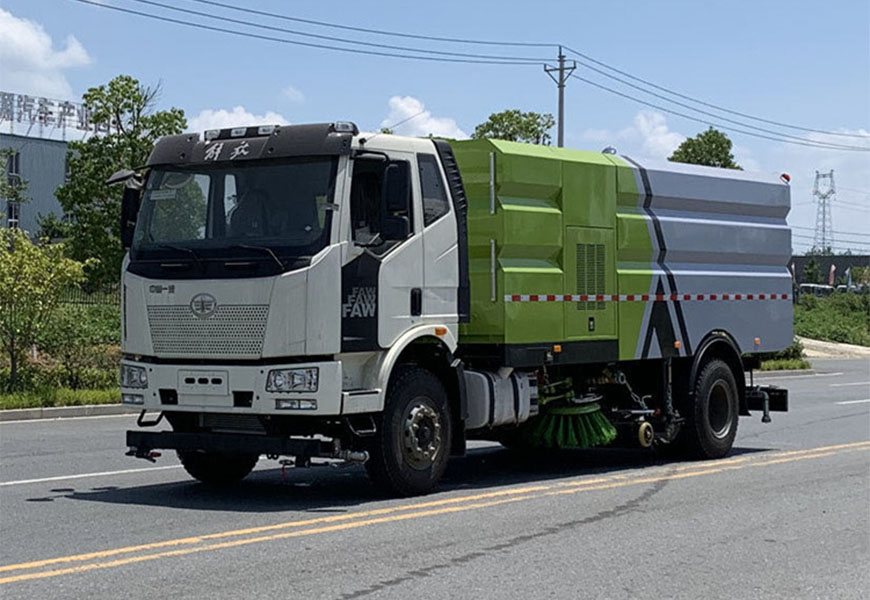 一汽解放J6洗掃車16方展示圖